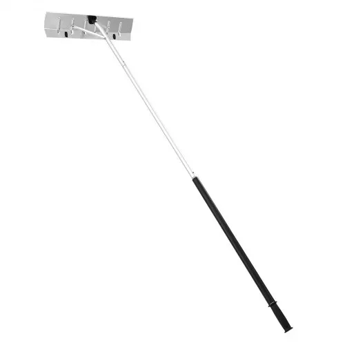 VEVOR Schnee Dachrechen, 66 cm Alu-Klinge, 142–606 cm verstellbarer Schneeschieber mit Rädern, Schneeräumwerkzeug mit rutschfestem Griff, Hausdachrechen zum Entfernen von Laub & Schnee – Bild 10