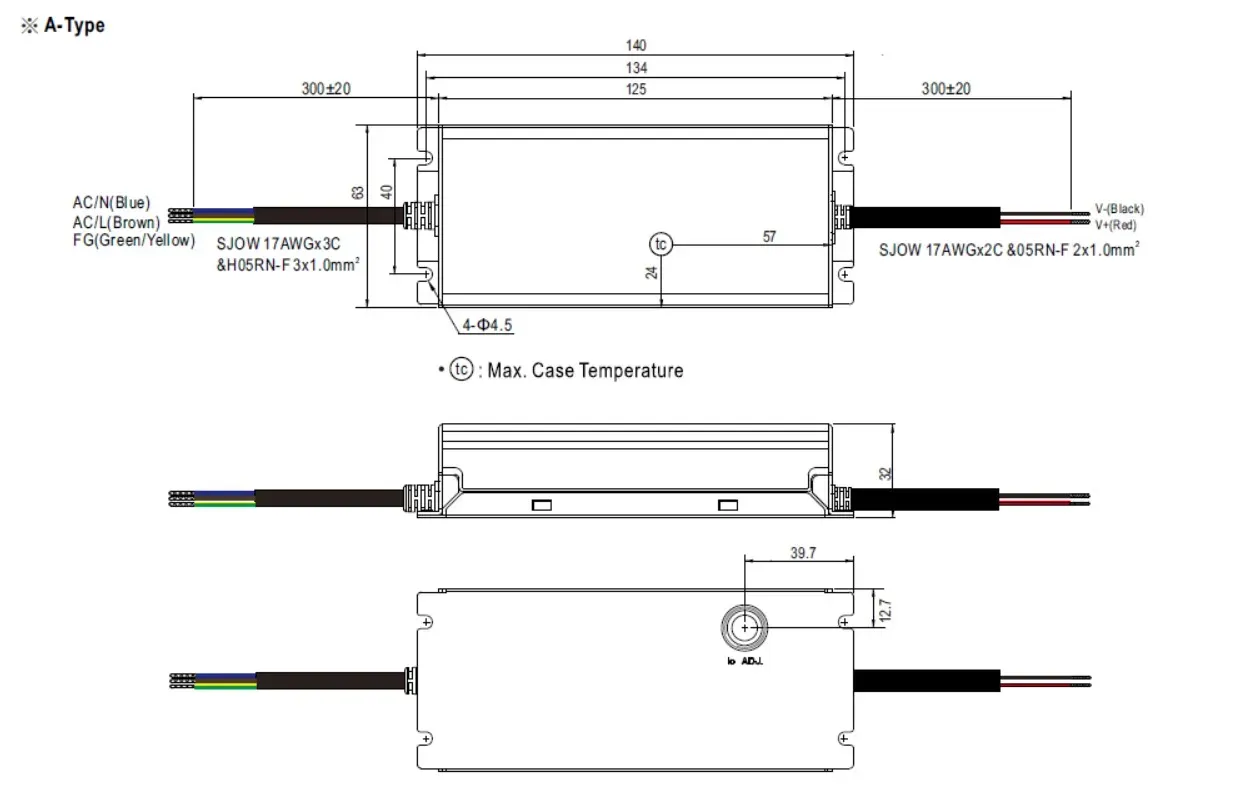 MEAN WELL Netzteil - 24V 75W IP67 – Bild 2