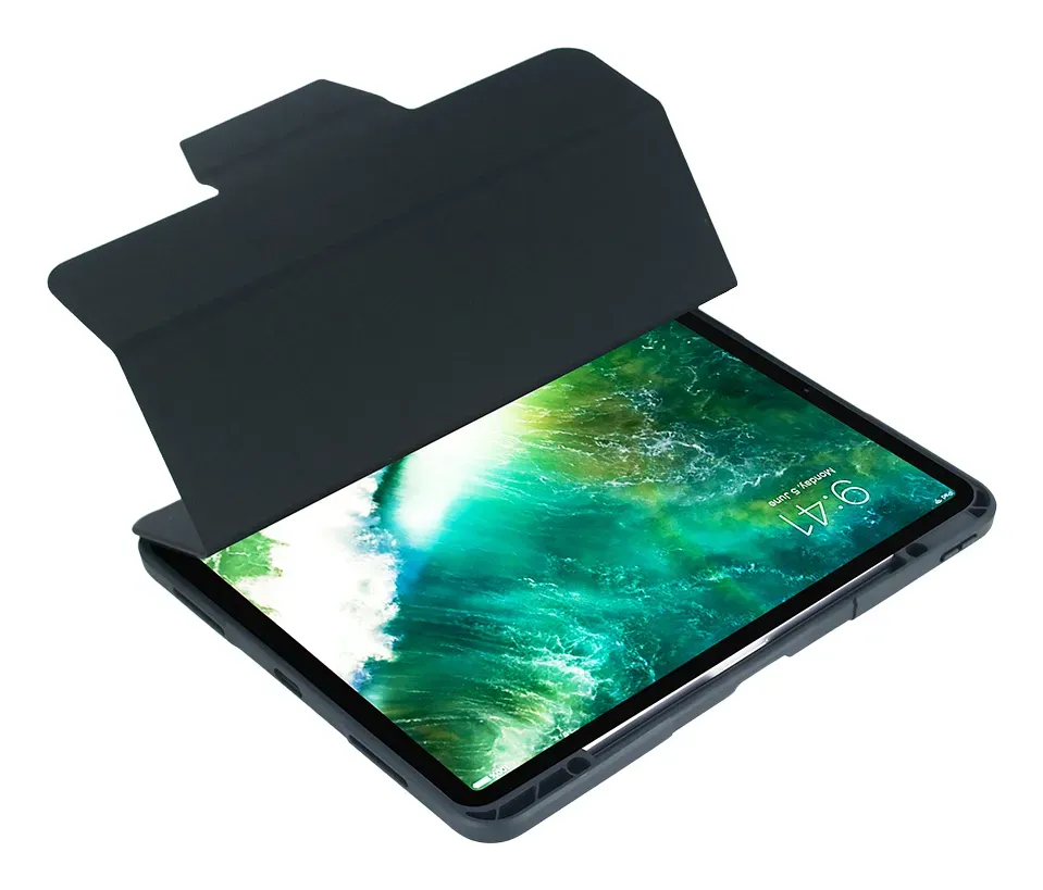 DEQSTER 40-2000077 Tablet-Schutzhülle 27,9 cm (11") Folio Schwarz – Bild 3