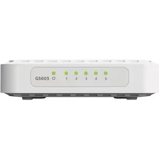 NETGEAR GS605 Unmanaged L2 Gigabit Ethernet (10/100/1000) Weiß NETGEAR GS605 Unmanaged L2 Gigabit Ethernet (10/100/1000) Weiß