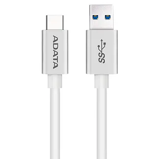 ADATA USB-C – USB 3.0, 1m USB Kabel USB 3.2 Gen 1 (3.1 Gen 1) USB C USB A Weiß ADATA USB-C – USB 3.0, 1m USB Kabel USB 3.2 Gen 1 (3.1 Gen 1) USB C USB A Weiß