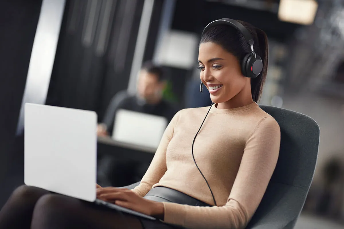 Jabra Evolve2 40 SE Kopfhörer Kabelgebunden Kopfband Anrufe/Musik USB Type-C / USB Type-A Schwarz – Bild 4