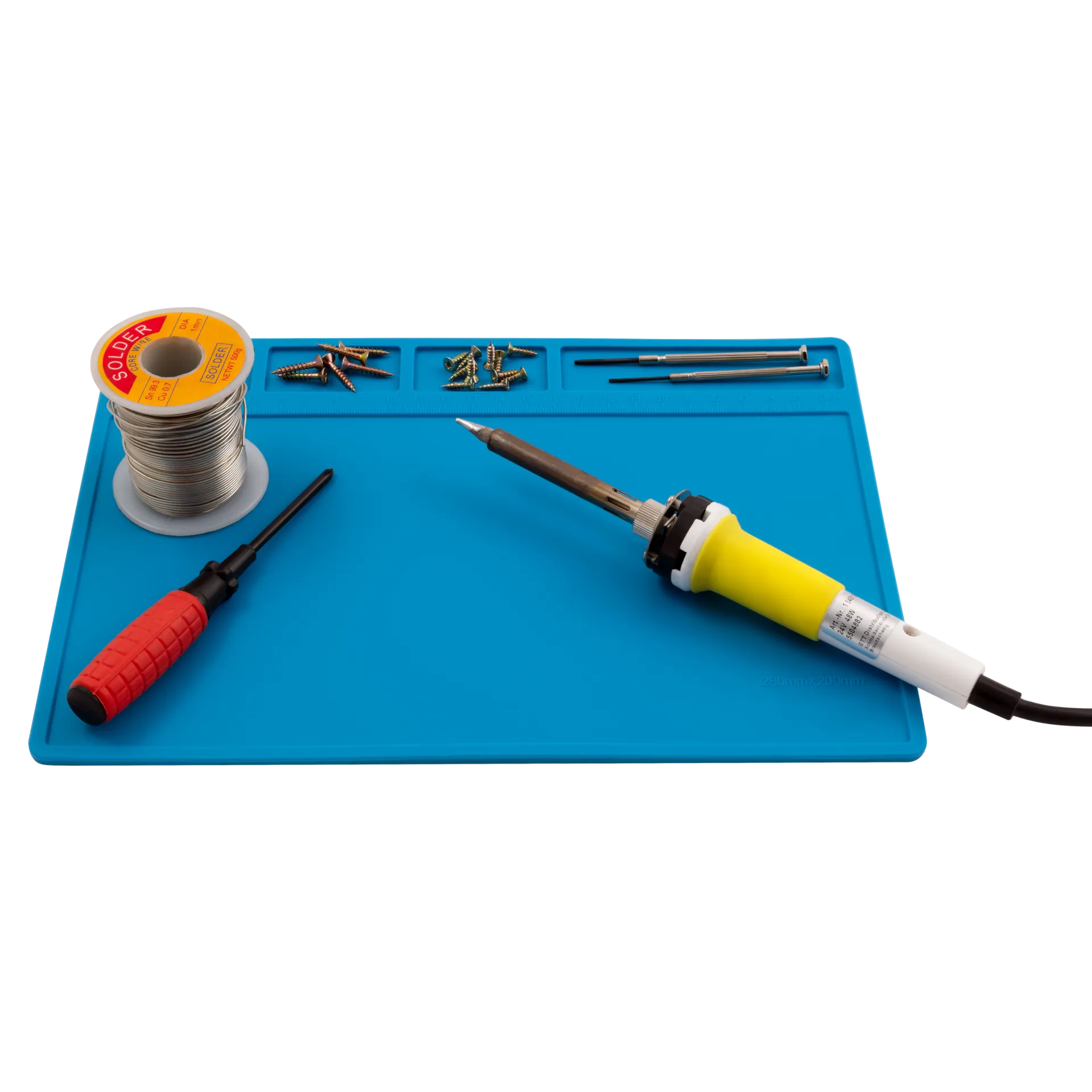 Silikon-Lötmatte McPower “LM-11“ 28x20cm, Hitzebeständig, Antistatisch Silikon-Lötmatte McPower “LM-11“ 28x20cm, Hitzebeständig, Antistatisch