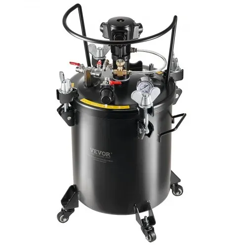VEVOR Druckbehälter für Sprühfarbe, 30 L vollautomatischer Druckbehälter mit Rührfunktion, 70 psi einstellbarer Druck, Druckbehälter-Farbbehälter mit Spritzpistole und Schläuchen, für Malerei – Bild 8