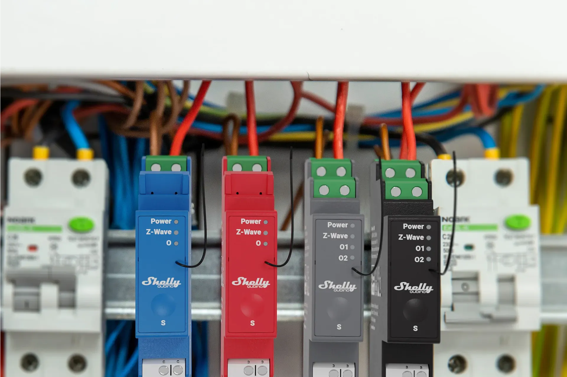 Shelly · Hutschiene · "Wave Pro 1" · Relais · max. 16A · 1 Phase · 1x 16A · Z-Wave – Bild 5