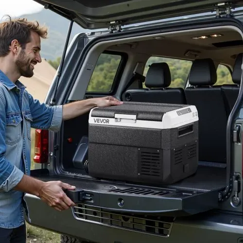 VEVOR Kompressor Kühlbox 25 L, Tragbarer Autokühlschrank mit Einstellbarer Temperatur & App-Steuerung, Kühlschrank 12/24 V DC und 100–240 V AC für Outdoor Camping Reisen und Wohnmobile – Bild 7