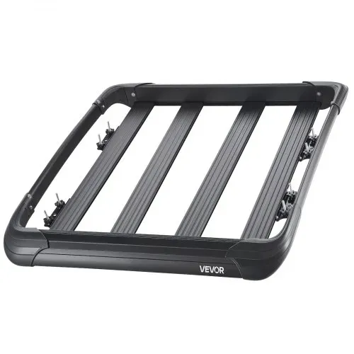 VEVOR Dachgepäckträgerkorb Autodachkorb (1216 x 1020 x 142 mm) universeller Dachgepäckträger aus rostfreiem legiertem Stahl (68 kg Max Tragkraft), Autodach-Gepäckträger für SUV Lkw – Bild 8