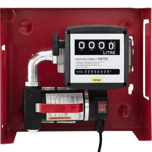 VEVOR Dieselpumpe Heizölpumpe 40L, 155W Selbstansaugende Ölpumpe, 2800U/min Motordrehzahl Ölabsaugpumpe Selbstansaugend, 20 kg Diesel Kraftstoff-Umfüllpumpe, Zählwerk Automatik Pumpe für Biokraftstoff – Bild 9