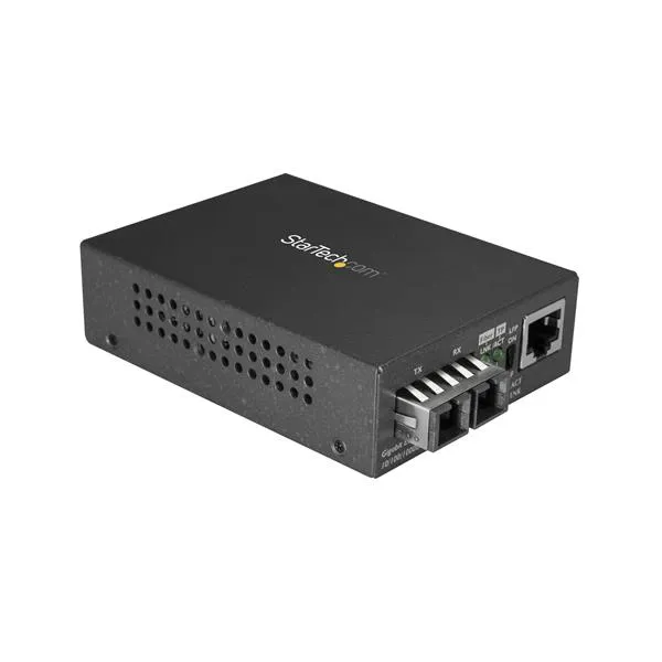 StarTech.com MCMGBSCMM055 Netzwerk Medienkonverter 1000 Mbit/s 850 nm Multi-Modus Schwarz StarTech.com MCMGBSCMM055 Netzwerk Medienkonverter 1000 Mbit/s 850 nm Multi-Modus Schwarz