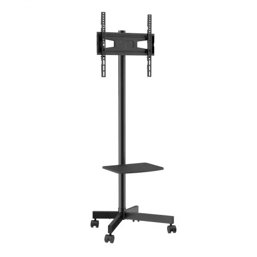 VEVOR TV Ständer mit Rollen Universal 1430–1538 mm Höhenverstellbar, 100 x 100 mm / 400 x 400 mm, 39,9 kg Belastbarer Bodenständer Standfuß Passend für 58,42-152,4 cm Fernsehen, TV-Halterung – Bild 8