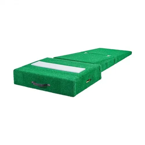 VEVOR Pitching Mound, tragbarer Baseball Pitcher Mound, 77 Zoll Pitching-Trainingsausrüstung (Oudoor / Indoor), Softball-Pitching-Hilfen mit Antifade-Rasen & Pitching-Gummi & Tragegriff – Bild 9
