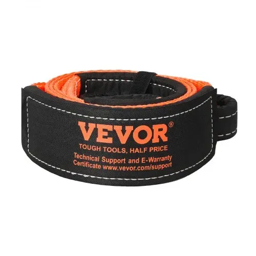 VEVOR Abschleppgurt, 7,6 cm x 2,4 m, Abschleppseil aus Polyestermaterial mit Bruchfestigkeit von 16329 kg, Verlängerungsgurt für Windenseile, Abschleppen und Bergen im Gelände, – Bild 9
