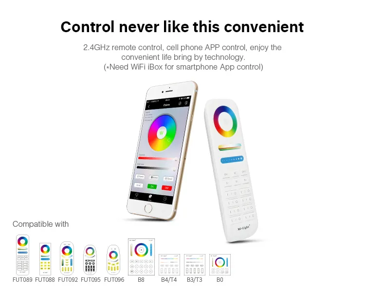 MiBoxer FUTT07 LED Flächenstrahler 100W RGB-WW (RGB-CCT) IP65 230V 160° – Bild 5