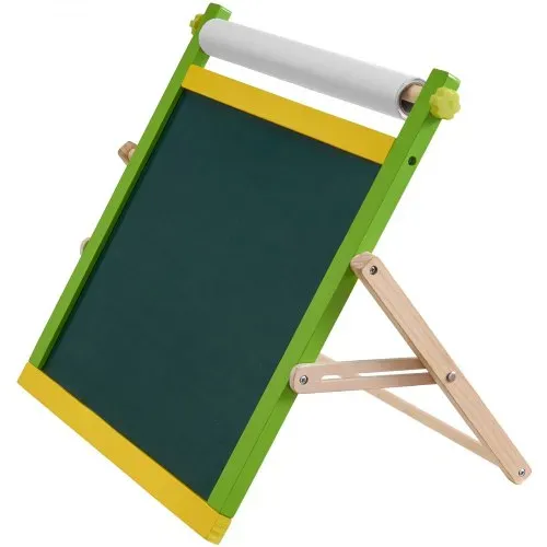 VEVOR Kindertafel, 3-in-1-hölzerne doppelseitige Spieltafel für Kinder mit magnetischem Whiteboard, Kreidetafel, Papierrolle, faltbarem Zeichenbrett mit Malzubehör für Kinder im Alter von 3-14 Jahren – Bild 10