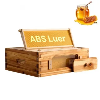 VEVOR Bienenstock-Starterset, mittlere Box, 100 % mit Bienenwachs beschichtetes natürliches Tannenholz, Langstroth-Bienenstock-Set mit 10 Rahmen und Mittelwänden, transparente Bienenfenster aus Acryl VEVOR Bienenstock-Starterset, mittlere Box, 100 % mit Bienenwachs beschichtetes natürliches Tannenholz, Langstroth-Bienenstock-Set mit 10 Rahmen und Mittelwänden, transparente Bienenfenster aus Acryl