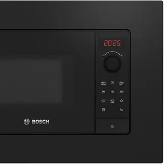 Bosch Serie 2 BFL623MB4 Mikrowelle Schwarz Solo-Mikrowelle Integriert 20 l 800 W Bosch Serie 2 BFL623MB4 Mikrowelle Schwarz Solo-Mikrowelle Integriert 20 l 800 W