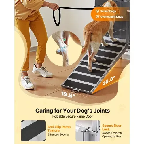 VEVOR 304 Edelstahl-Hundewaschstation, 127 cm große Pflegebadewanne mit rutschfester, flacher Rampe, Schublade, Warm- und Kaltwasserhahn, All-in-One-Badewanne für Pflegesalons, für alle Größen geeignet (linke Tür) – Bild 3