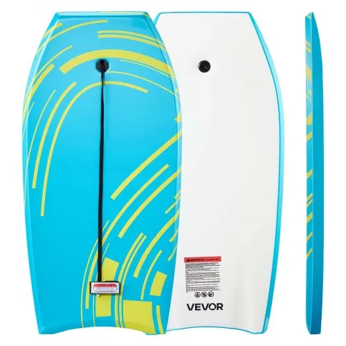 VEVOR Bodyboard 105,5×52 cm, Wellenboard aus IXPE HDPE mit EPS-Kern, Surfbrett inkl. Handgelenkleine UV-Schutz für Anfänger & Fortgeschrittene bis 82 kg, Schwimmboard für Strand Meer Schwimmbad Surfen VEVOR Bodyboard 105,5×52 cm, Wellenboard aus IXPE HDPE mit EPS-Kern, Surfbrett inkl. Handgelenkleine UV-Schutz für Anfänger & Fortgeschrittene bis 82 kg, Schwimmboard für Strand Meer Schwimmbad Surfen