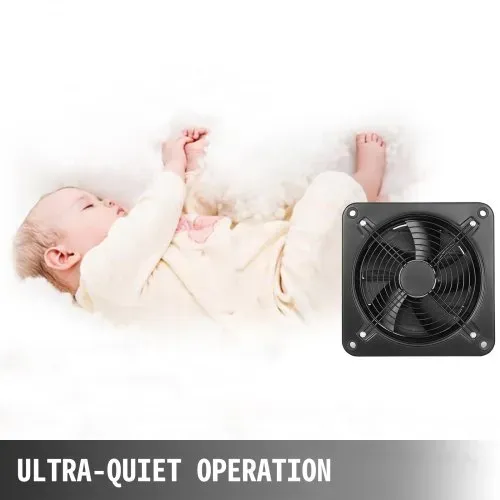 VEVOR 220V Axialventilator Wandventilator 107W Wandventilator 50Hz Wandlüfter 2800 U Ventilator Lüfter – Bild 3