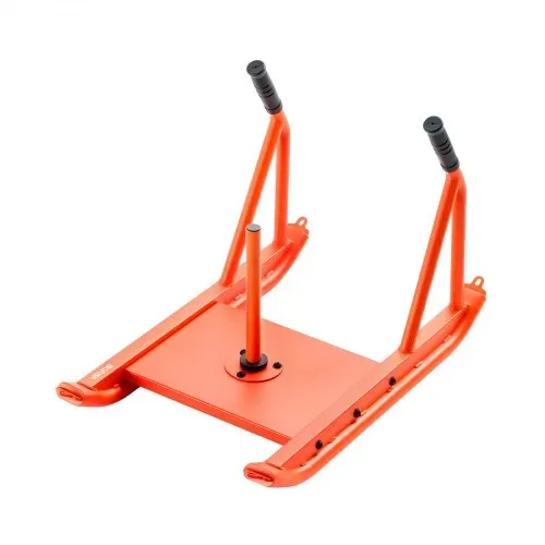 VEVOR Gewichtsschlitten Kraftschlitten Krafttrainingsschlitten zur Verbesserung der Geschwindigkeit bei sportlichen Übungen, Fitnessgerät mit Griff, kompatibel mit 25/51 mm Gewichtsscheiben Orange – Bild 8