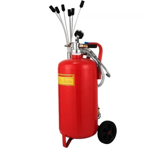 VEVOR 22.7Liter Ölabsauggerät 8-10 bar Ölabsauger pneumatisch Pneumatik 12,5 kg Öl extraktor Ölwechsel – Bild 9