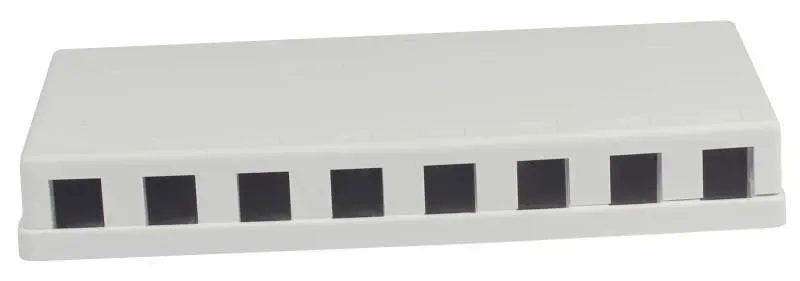 Keystone, Modulträger, Patchpanel für 8x TP-Modul, Aufputz, weiss(ABS), Synergy 21, Keystone, Modulträger, Patchpanel für 8x TP-Modul, Aufputz, weiss(ABS), Synergy 21,