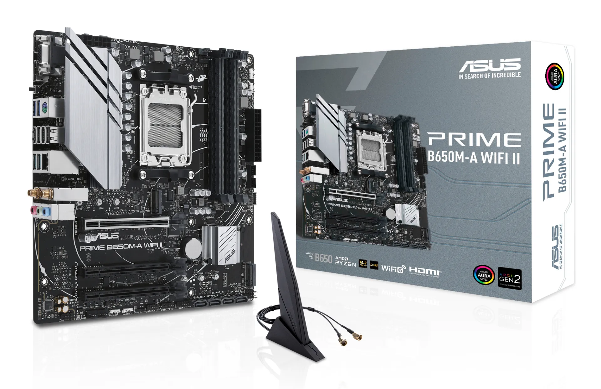 ASUS PRIME B650M-A WIFI II AMD B650 Sockel AM5 micro ATX ASUS PRIME B650M-A WIFI II AMD B650 Sockel AM5 micro ATX