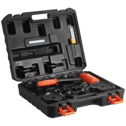 VEVOR Ausbrechstanzen-Set, 15 t hydraulisches Ausbrechset, 22,5 bis 115,4 mm KO-Werkzeugsatz, Lochherstellungswerkzeug, KO-Werkzeugsatz mit 10 Matrizen für Metallschaltschränke, Schaltschränke – Bild 9