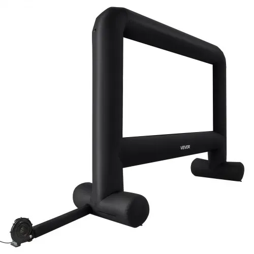 VEVOR aufblasbare Filmleinwand Projektion Beamer Leinwand aus 600D, Projektionsleinwand mit tragbarer Aufbewahrungstasche, 16:9, Filmprojektion für Heimkino Mottoparty Poolspaß ( 378 x 130 x 317 cm) – Bild 10