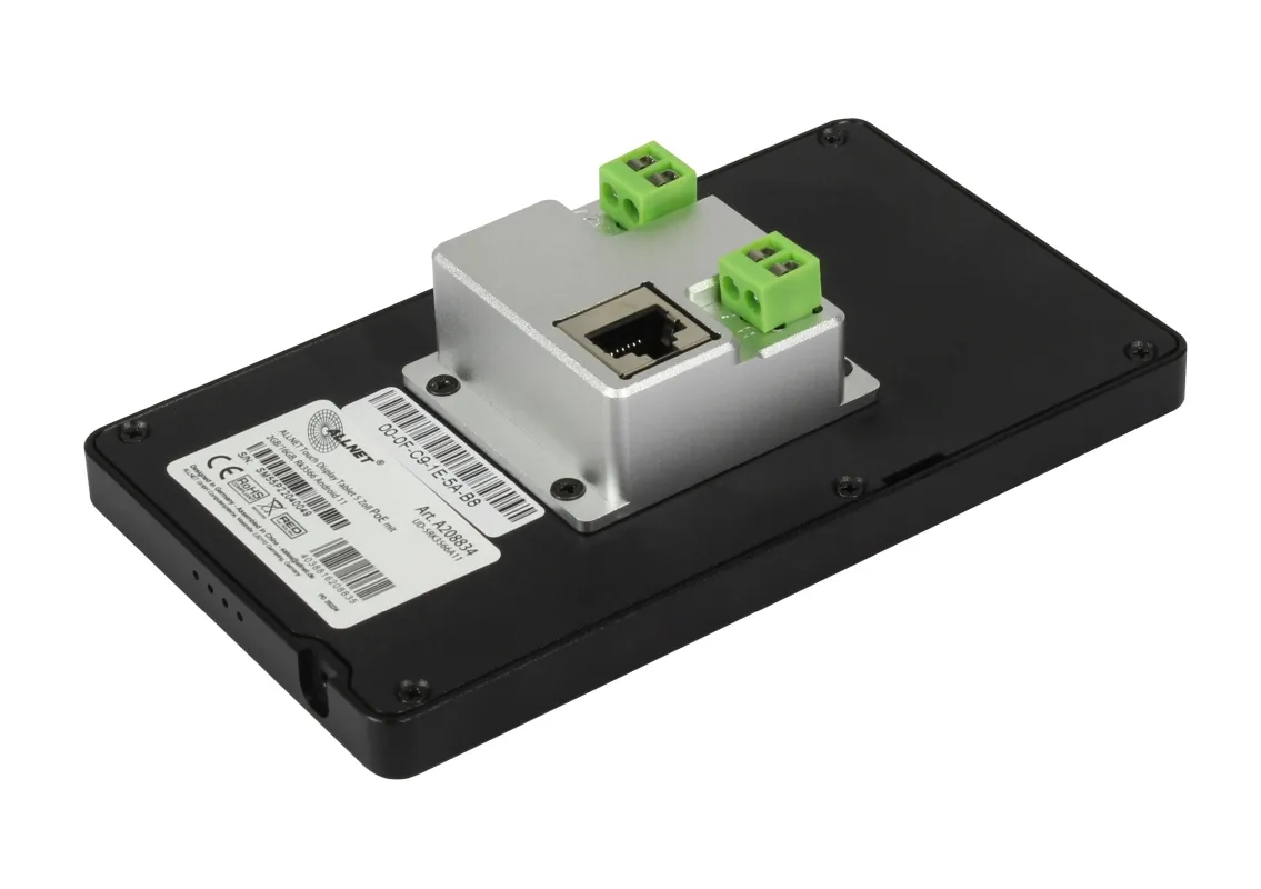 ALLNET Touch Display Tablet 5 Zoll PoE mit 4GB/32GB, RK3566 Android 13 ALLNET Touch Display Tablet 5 Zoll PoE mit 4GB/32GB, RK3566 Android 13