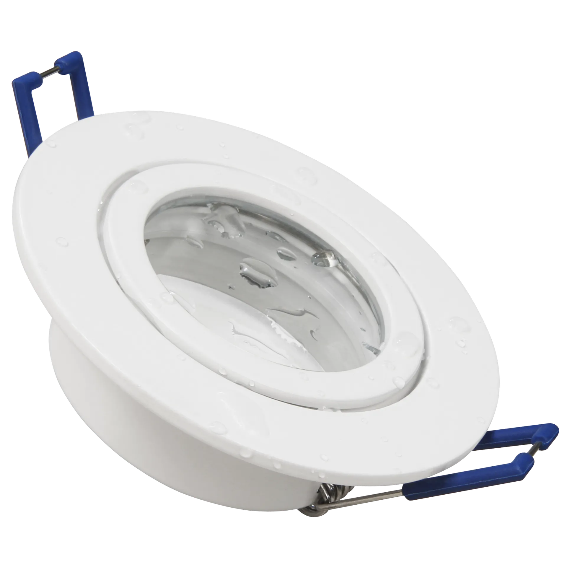 Einbaurahmen McShine “DL-54“ rund, Clip-Verschluss, IP44, weiß Einbaurahmen McShine “DL-54“ rund, Clip-Verschluss, IP44, weiß