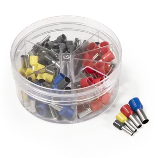 Aderendhülsen-Sortiment McPower, isoliert, 4-16mm², 100 Stück Aderendhülsen-Sortiment McPower, isoliert, 4-16mm², 100 Stück