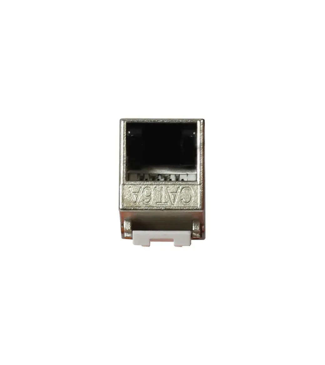 Keystone, Modul, TP-Buchse(RJ45), CAT6A, 500MHz, Slim-line/Short mit Staubschutzklappe, Synergy 21, – Bild 5