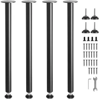 VEVOR 4er-Set Tischbeine Tischkufen 762mm hoch 110mm Montageplatte Kohlenstoffstahl mattschwarze Pulverbeschichtung 544kg Tragfähigkeit Ideal für Küchentische Wohnzimmerkonsolen Studio-Tische VEVOR 4er-Set Tischbeine Tischkufen 762mm hoch 110mm Montageplatte Kohlenstoffstahl mattschwarze Pulverbeschichtung 544kg Tragfähigkeit Ideal für Küchentische Wohnzimmerkonsolen Studio-Tische