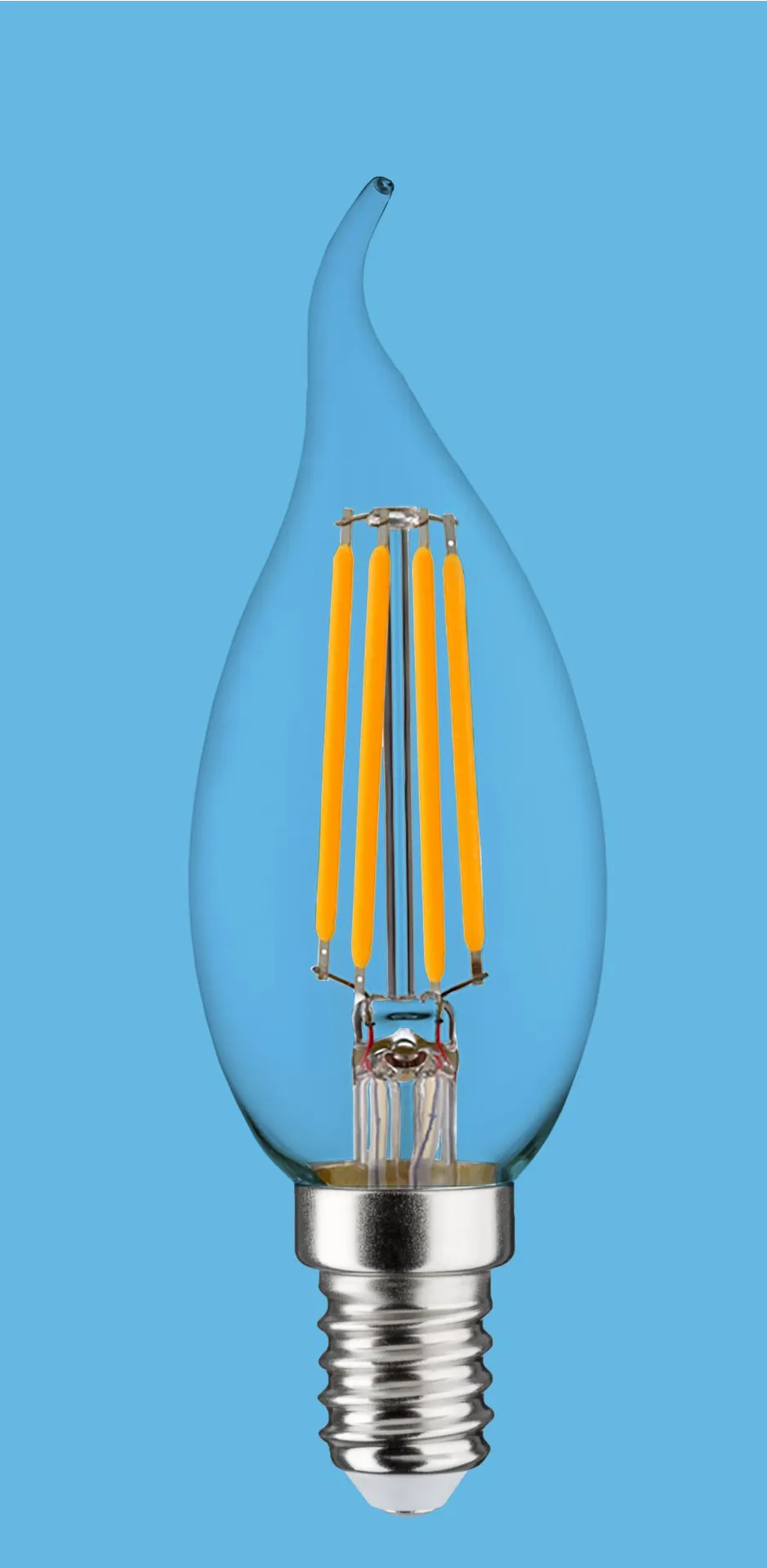 Synergy 21 LED Retrofit E14 Kerze klar geschweift 4,5W ww Synergy 21 LED Retrofit E14 Kerze klar geschweift 4,5W ww