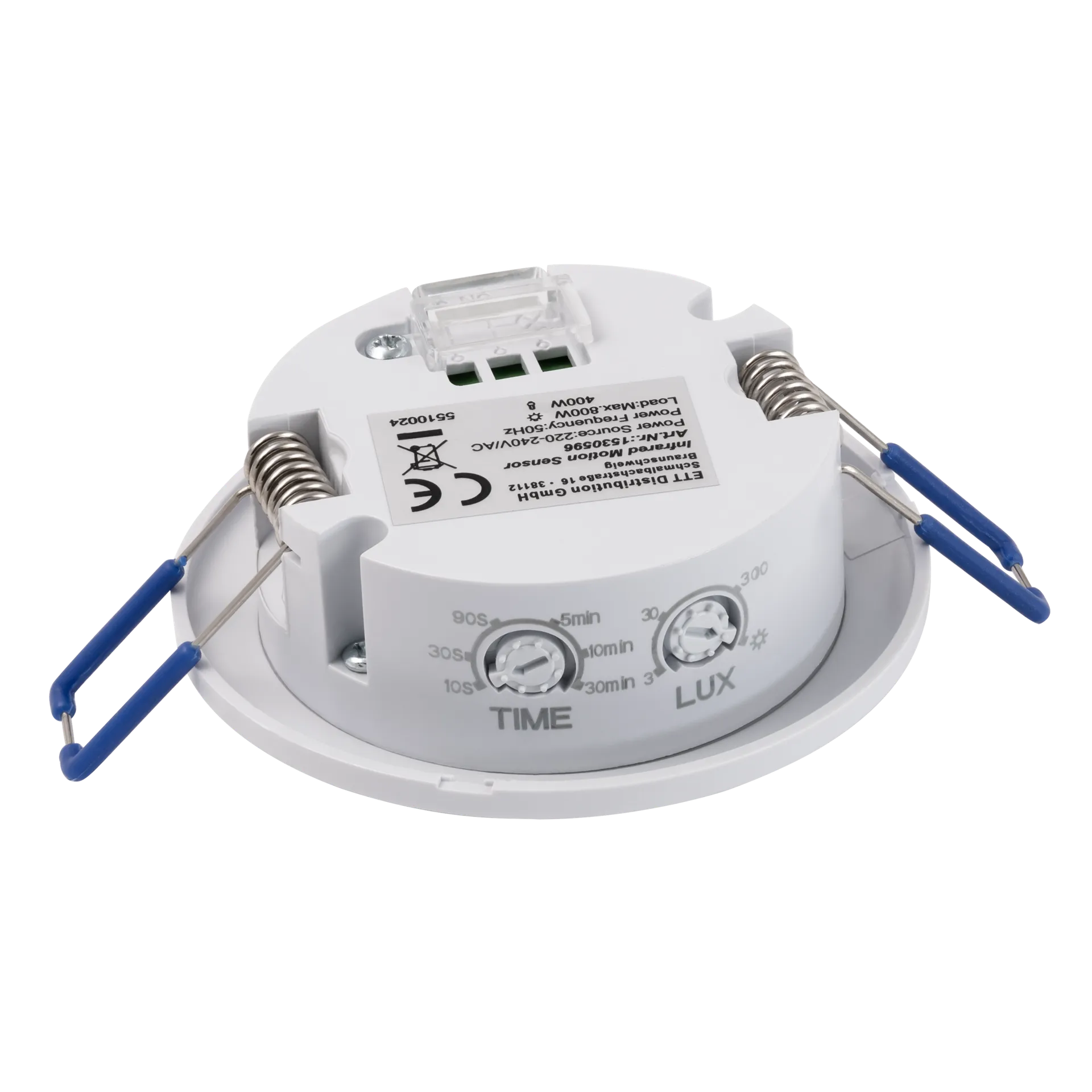 Decken IR Bewegungsmelder McShine ''LX-44'' 360°, 800W, LED geeignet, weiß – Bild 4