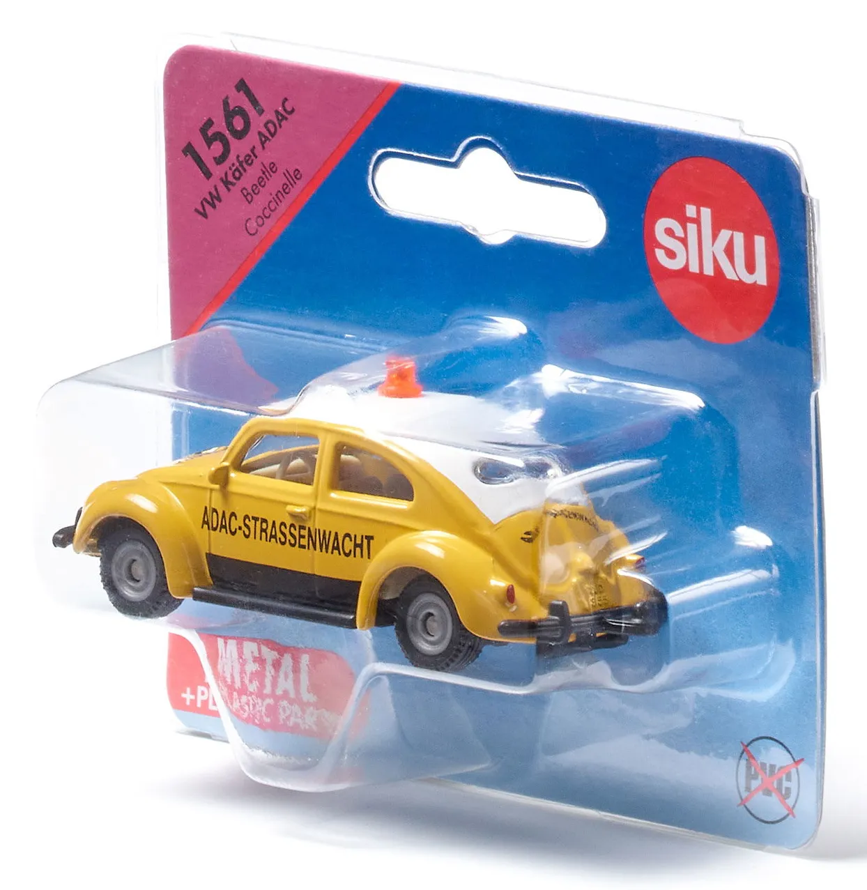 Siku VW Beetle ADAC Oldtimer-Modell Vormontiert – Bild 6