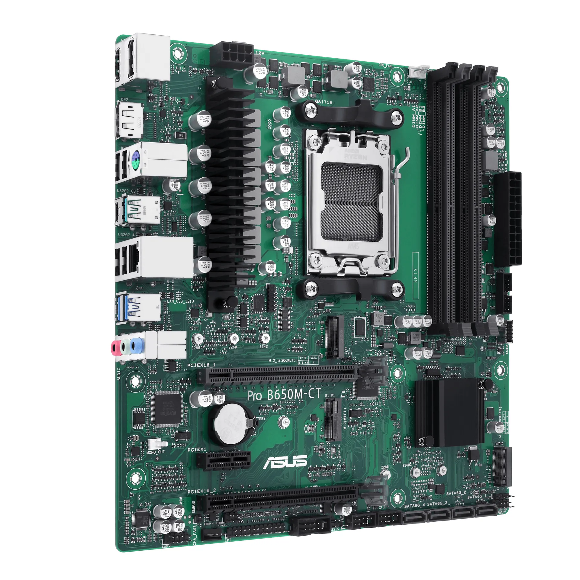 ASUS PRO B650M-CT-CSM AMD B650 Sockel AM5 micro ATX – Bild 2