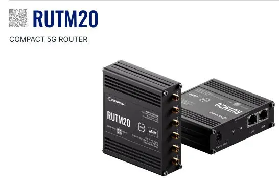 Teltonika · Router · RUTM20 · Kompakter 5G Router Teltonika · Router · RUTM20 · Kompakter 5G Router