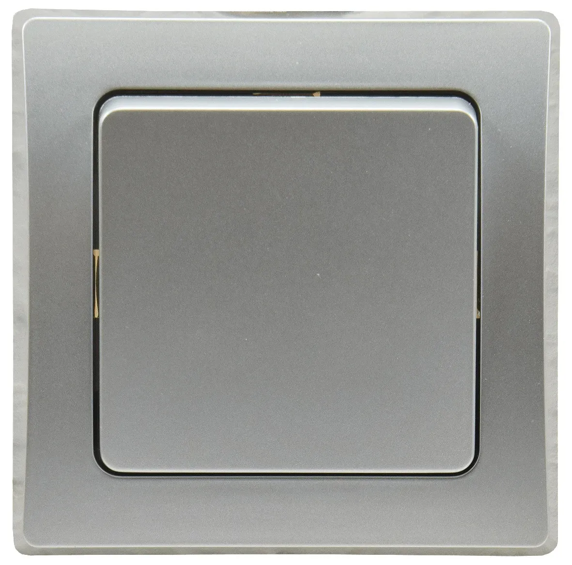 DELPHI Taster 0-250V~/ 10A, inkl. Rahmen, UP, silber DELPHI Taster 0-250V~/ 10A, inkl. Rahmen, UP, silber
