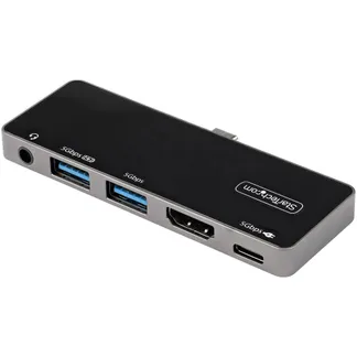 StarTech.com USB-C Digital AV-Multiport-Adapter – USB-C auf 4K 60Hz HDMI 2.0, USB-C Power Delivery 100W, 3-Port USB 3.0 Hub, Audio – USB-C Mini Dock – Portable USB Typ-C Travel Dock StarTech.com USB-C Digital AV-Multiport-Adapter – USB-C auf 4K 60Hz HDMI 2.0, USB-C Power Delivery 100W, 3-Port USB 3.0 Hub, Audio – USB-C Mini Dock – Portable USB Typ-C Travel Dock