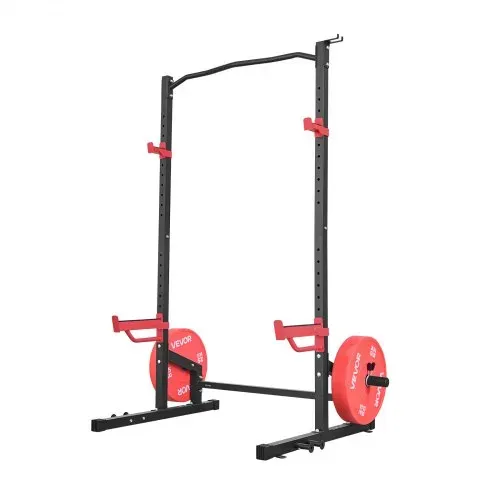 VEVOR Power Cage Squat Rack 454 kg Belastbar, multifunktionales Power Rack für Heimfitnessstudio mit 4 Bandhalterungen & verstellbarem J-Haken & Sicherheitsstangen für Klimmzüge mit Langhantel – Bild 9