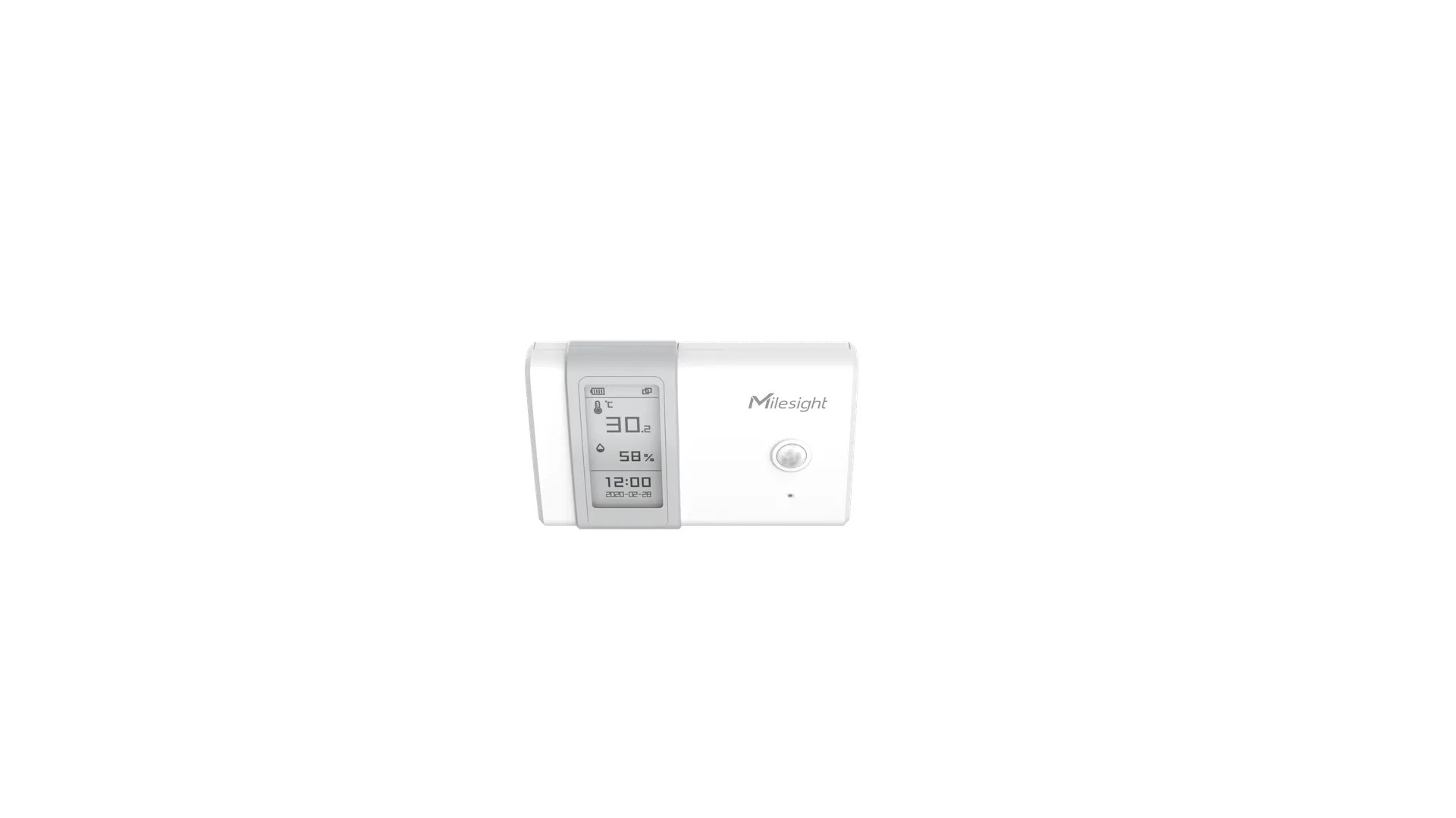 Milesight IoT Indoor Ambience Monitoring Sensor, AM104-868M LoRaWAN / Temp. / Humidity / Light / PIR / E-Ink Display – Bild 2