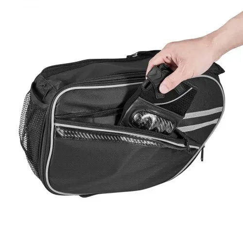 VEVOR Motorrad-Satteltasche, 15 L x 2 große Kapazität, Seitensatteltasche mit wasserfester Regenhülle & Gurten, kompatibel mit den meisten Motorrädern, Gepäckaufbewahrungstasche Motorradgepäck – Bild 10