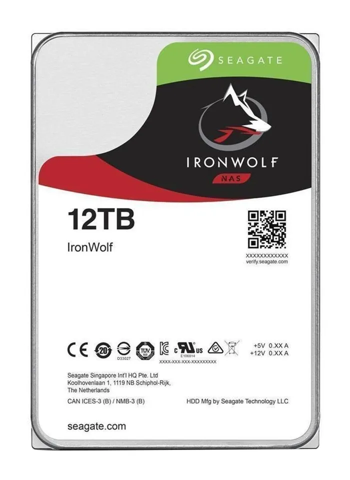 Seagate NAS HDD IronWolf Interne Festplatte 12 TB 7200 RPM 256 MB 3.5″ Serial ATA III Seagate NAS HDD IronWolf Interne Festplatte 12 TB 7200 RPM 256 MB 3.5″ Serial ATA III
