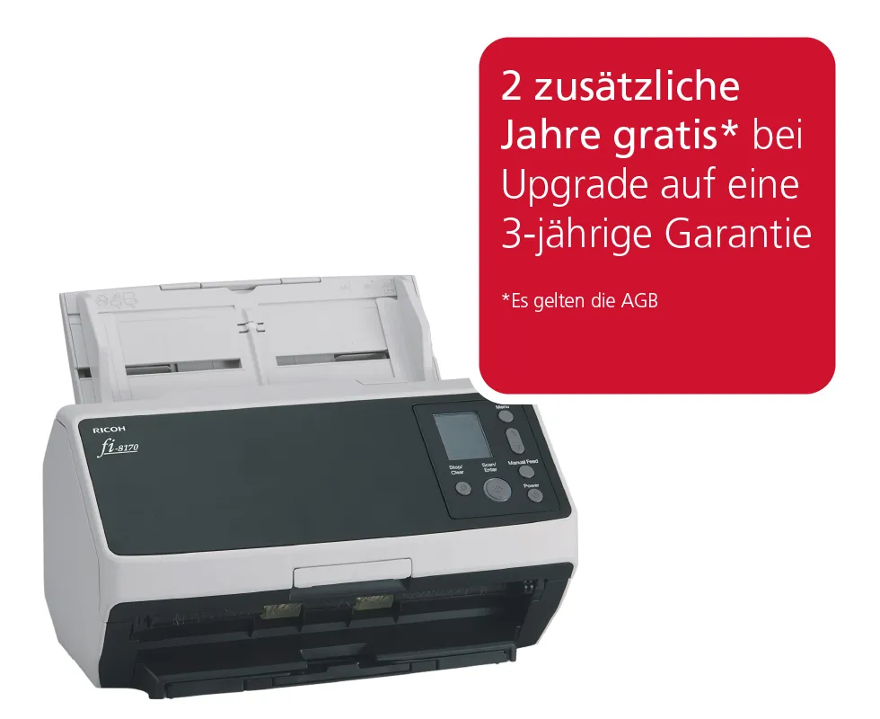 Ricoh fi-8170 ADF + Scanner mit manueller Zuführung 600 x 600 DPI A4 Schwarz, Grau – Bild 2