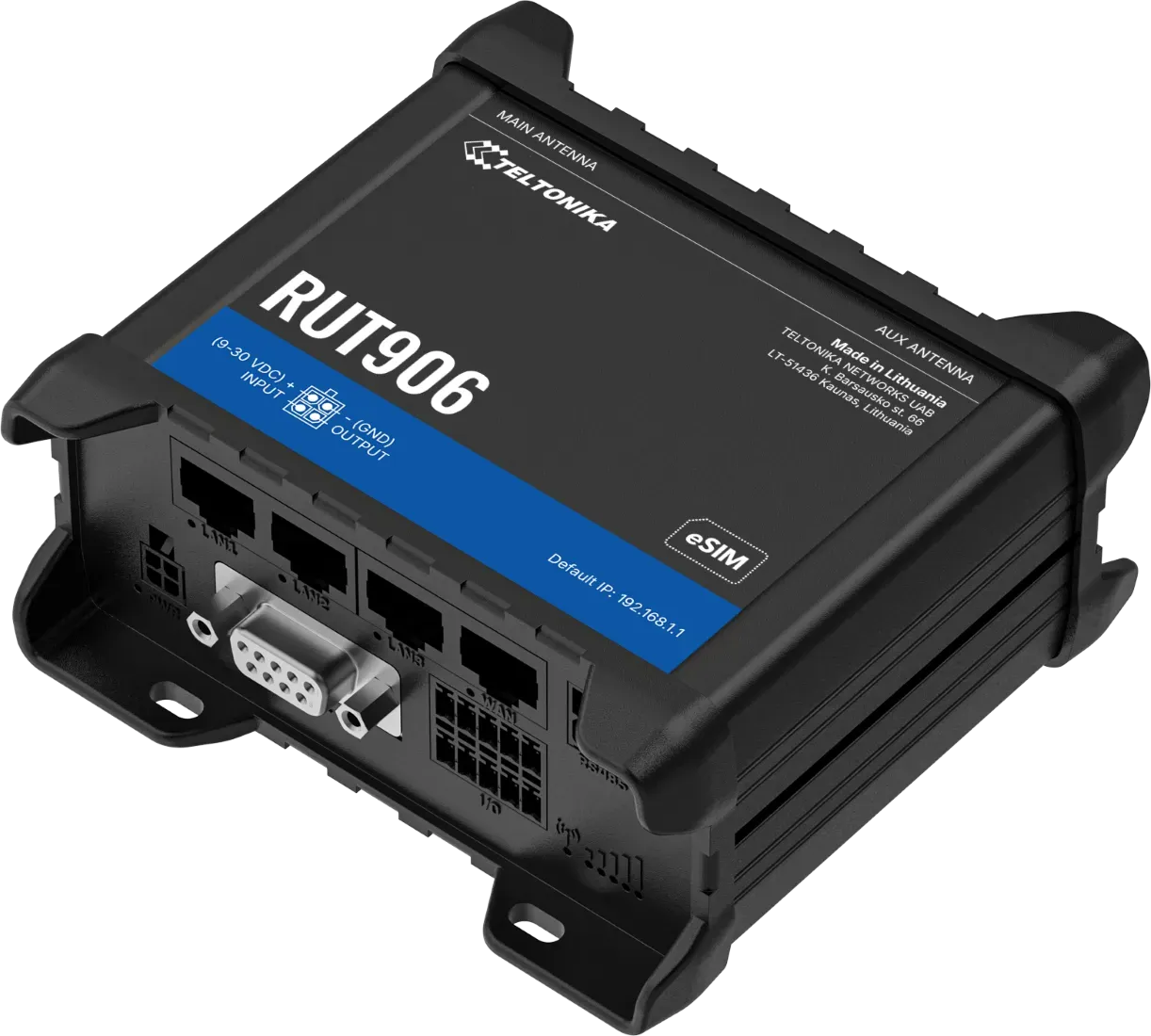 Teltonika · Router · RUT906 · LTE Modem Router/WLAN · eSIM – Bild 2