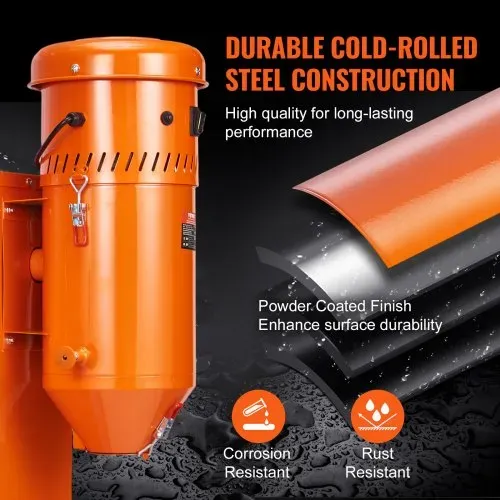 VEVOR Staubsammelsystem 1450 W 6,8 L Staubsammel-Medienrückgewinnung – Bild 4