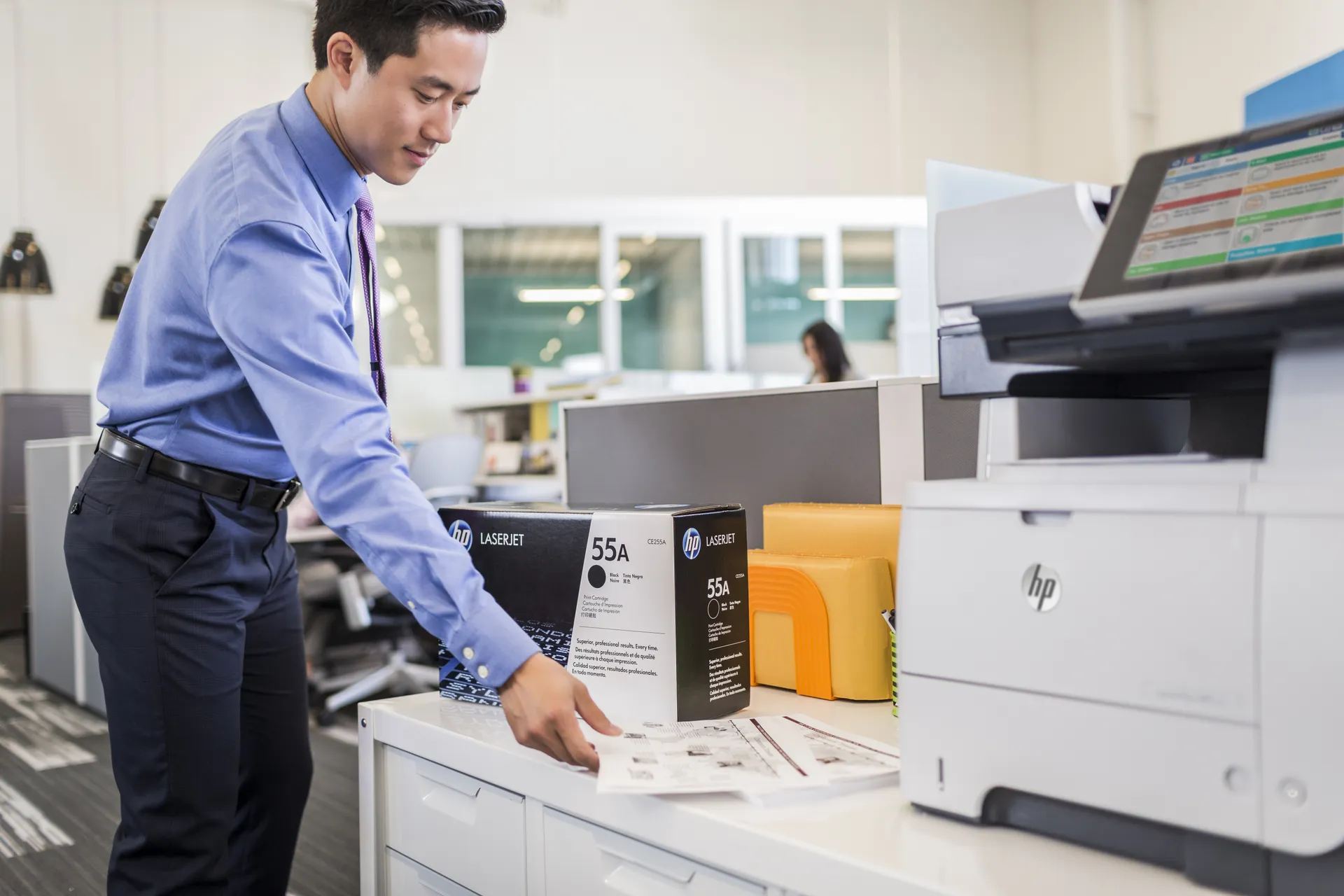 HP 55A Schwarz Original LaserJet Tonerkartusche – Bild 7