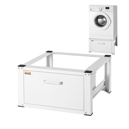 VEVOR Wäscheständer, 711,2 x 685,8 x 363,22 mm, Standplattform für Waschmaschine und Trockner, universelle Passform, 299,4 kg Kapazität, robuste, Basis für Waschmaschine VEVOR Wäscheständer, 711,2 x 685,8 x 363,22 mm, Standplattform für Waschmaschine und Trockner, universelle Passform, 299,4 kg Kapazität, robuste, Basis für Waschmaschine
